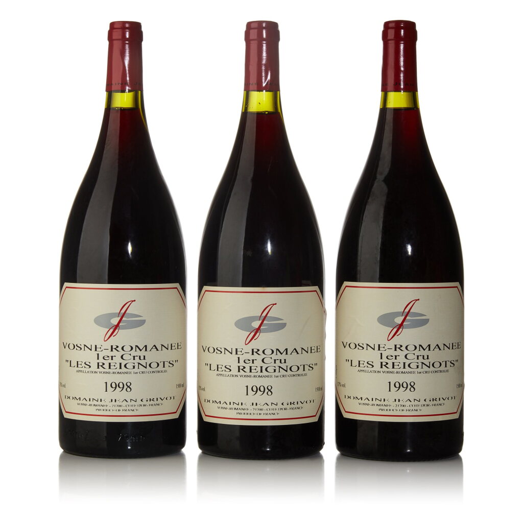 View full screen - View 1 of Lot 206. Vosne Romanée, Aux Reignots 1998 Jean Grivot (6 MAG).