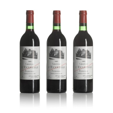 View full screen - View 1 of Lot 408. Château l'Evangile 1983 (12 BT).