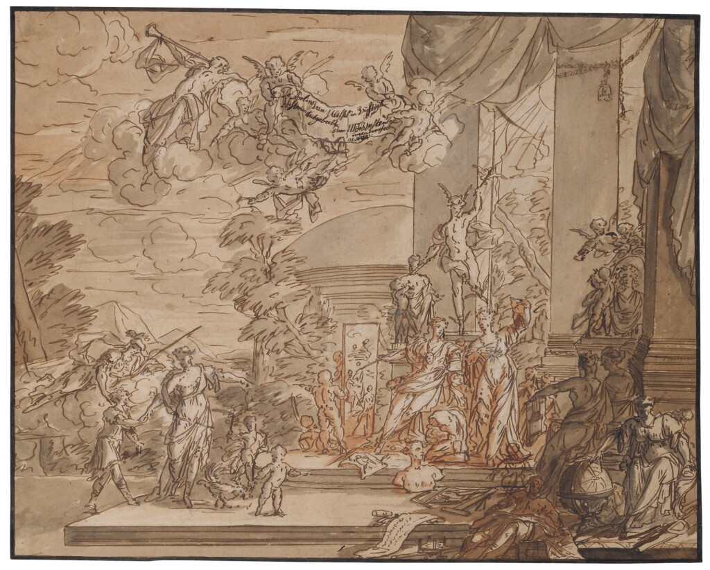 View full screen - View 1 of Lot 94. MATTHEUS TERWESTEN | AN ALLEGORY OF THE STORY OF ULYSSES.