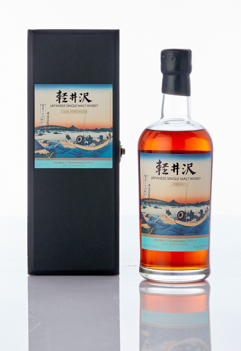 View full screen - View 1 of Lot 6163. 輕井澤 "冨嶽三十六景" 系列 Karuizawa 36 Views of Mount Fuji 32nd Release 60.9 abv NV (1.