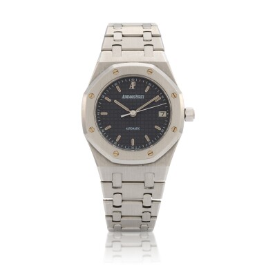 View full screen - View 1 of Lot 72. Royal Oak, Ref. 14790ST, Stainless steel wristwatch with date and bracelet, Circa 1996.
