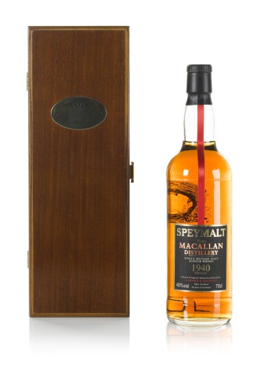 View full screen - View 1 of Lot 21. Macallan Speymalt Gordon & MacPhail 40.0 abv 1940 .