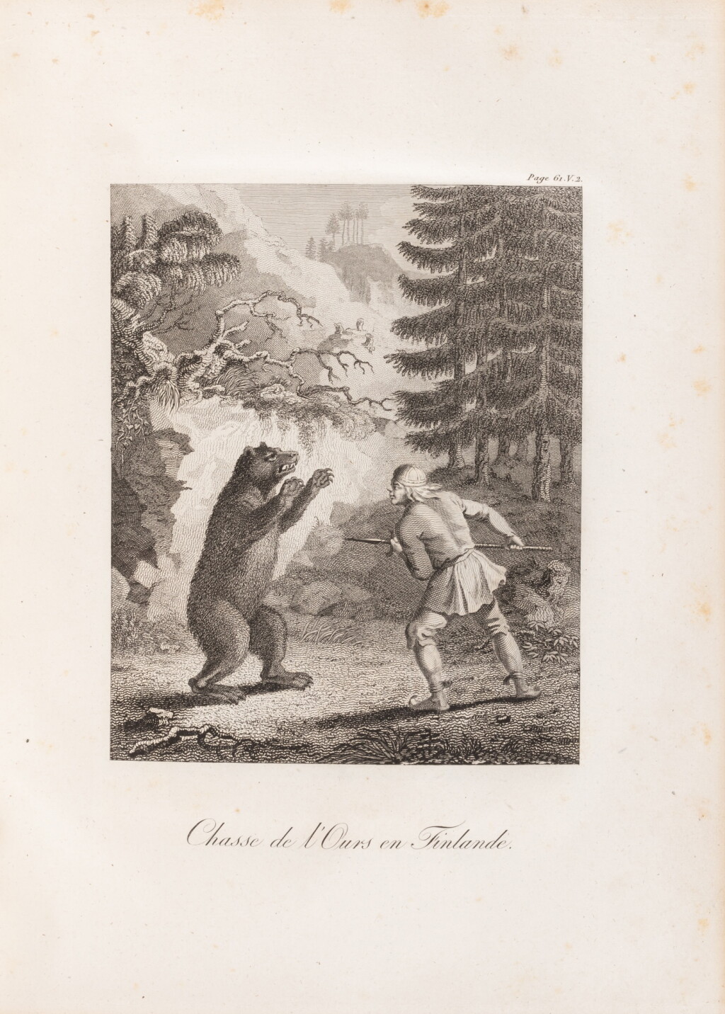 View full screen - View 1 of Lot 258. Voyage au Cap Nord, par la Suède, la Finlande et la Laponie. Strasbourg et Paris, 1804. 3 volumes de texte et un atlas. Première édition française..