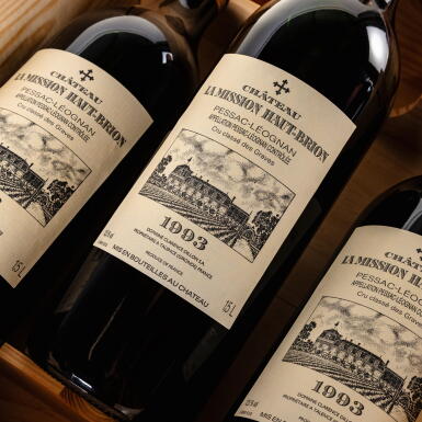 View full screen - View 1 of Lot 70. Château La Mission Haut-Brion 1993 (6 MAG).