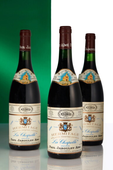 View full screen - View 1 of Lot 280. Hermitage, La Chapelle 1990 Paul Jaboulet Aîné (4 BT).