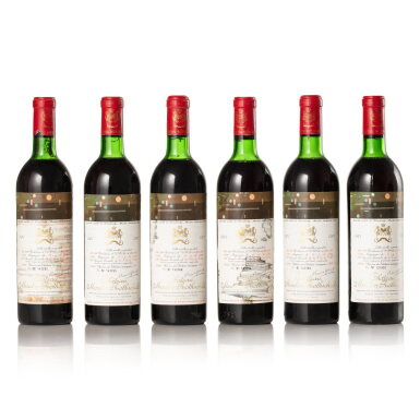 View full screen - View 1 of Lot 88. Château Mouton Rothschild 1971 (12 BT).