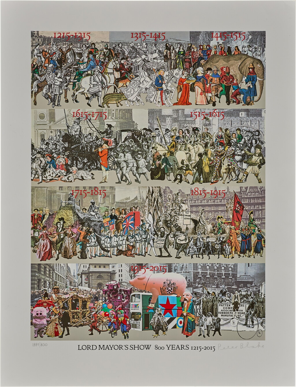 View full screen - View 1 of Lot 245. Lord Mayor's Show 800 Years.