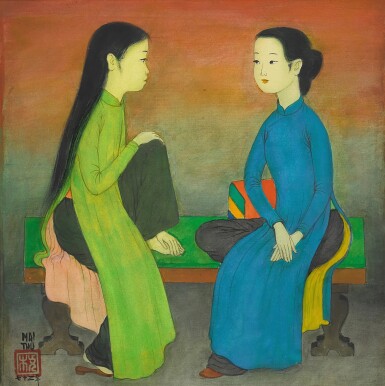 View full screen - View 1 of Lot 139. Mai Trung Thu 枚中栨 (梅忠恕) | Conversation 對話.