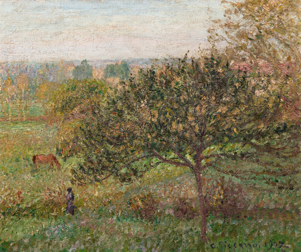 View full screen - View 1 of Lot 150. Matinée d'automne à Eragny.