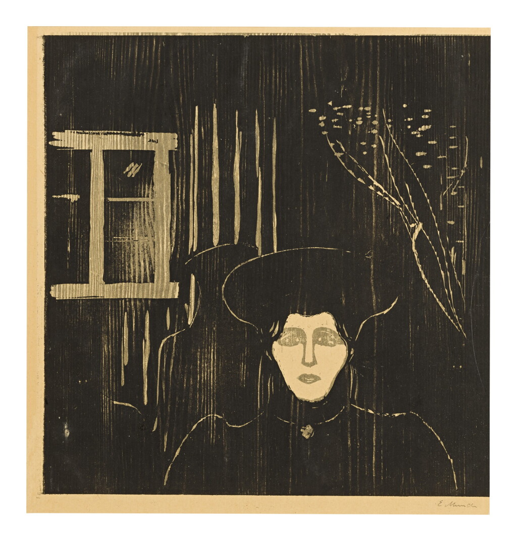 View full screen - View 1 of Lot 71. EDVARD MUNCH | MOONLIGHT II (SCHIEFLER 81B; WOLL 202).