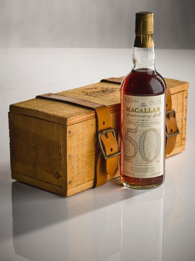 View full screen - View 1 of Lot 27. The Macallan 50 Year Old Anniversary Malt 38.6 abv 1928 .