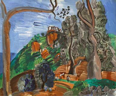 View full screen - View 1 of Lot 432. Paysage de Sicile.