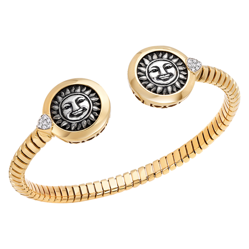 Marina B Gold, Silver And Diamond Soleil Bracelet Available For