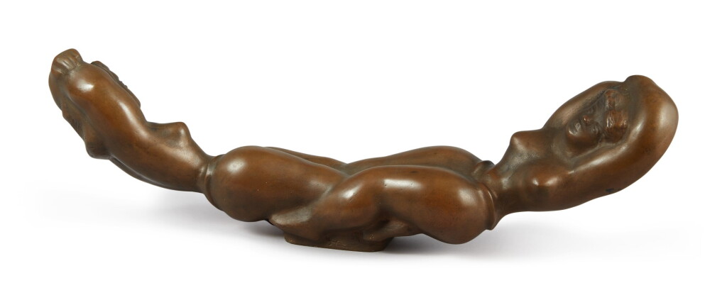 View full screen - View 1 of Lot 66. CHAIM GROSS | PERFORMERS (SEE-SAW).