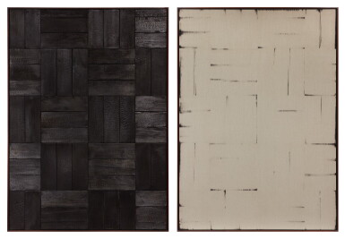 View full screen - View 1 of Lot 650. DAVIDE BALULA | BURNT PAINTING, IMPRINT OF THE BURNT PAINTING.
