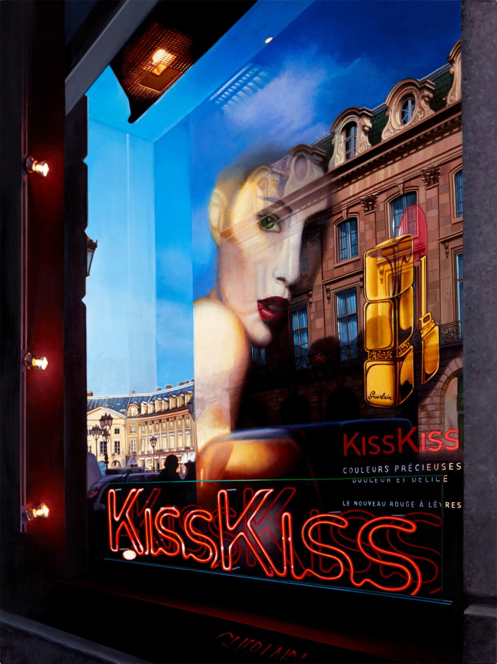 View full screen - View 1 of Lot 55. Kiss Kiss, Place Vendome, Twilight.