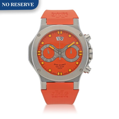 View full screen - View 1 of Lot 447. SPORT CHRONO LIMITED EDITION STAINLESS STEEL CHRONOGRAPH WRISTWATCH WITH DATE CIRCA 2010.