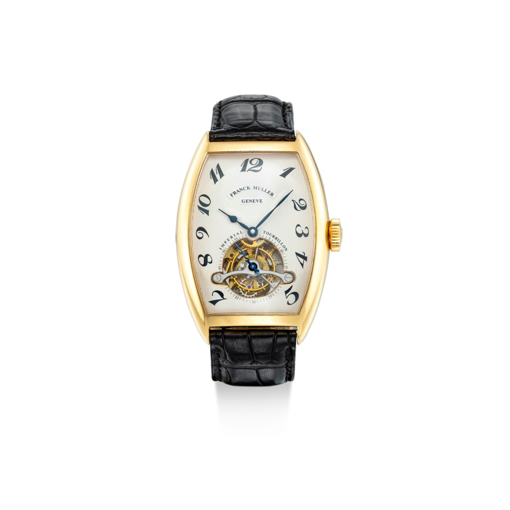 View full screen - View 1 of Lot 1104. FRANCK MULLER | IMPERIAL TOURBILLON, REFERENCE 5850 T, A YELLOW GOLD TOURBILLON WRISTWATCH, CIRCA 2005.