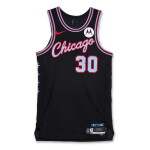 Tre Jones Chicago Bulls 2025-2026 Game Worn City Edition Jersey | Matched to 3 Games | Double-Double