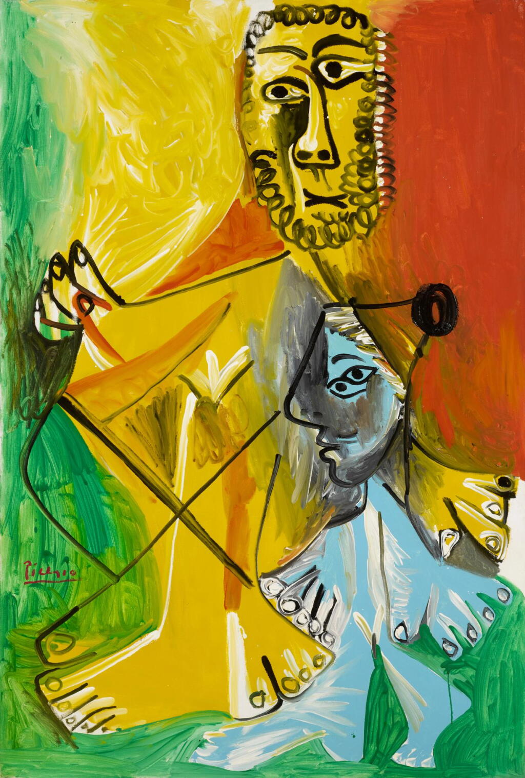 View full screen - View 1 of Lot 6. Homme et enfant.