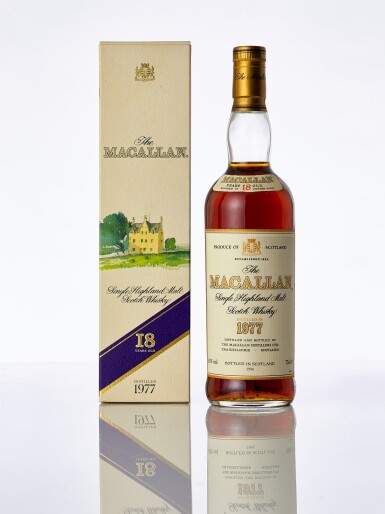 View full screen - View 1 of Lot 1044. The Macallan 18 Year Old 43.0 abv 1977 (1 BT75).