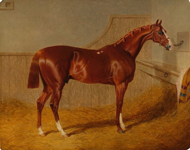 View full screen - View 1 of Lot 193. William Armitage's Velocipede in a Stable.