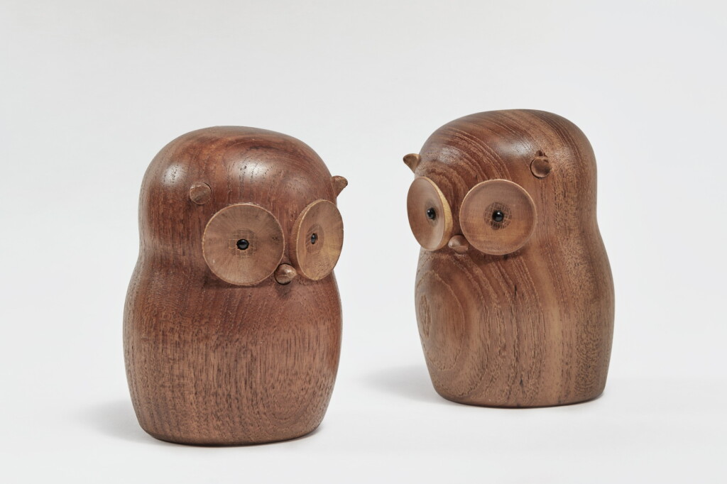 View full screen - View 1 of Lot 37. Pair of Owls.