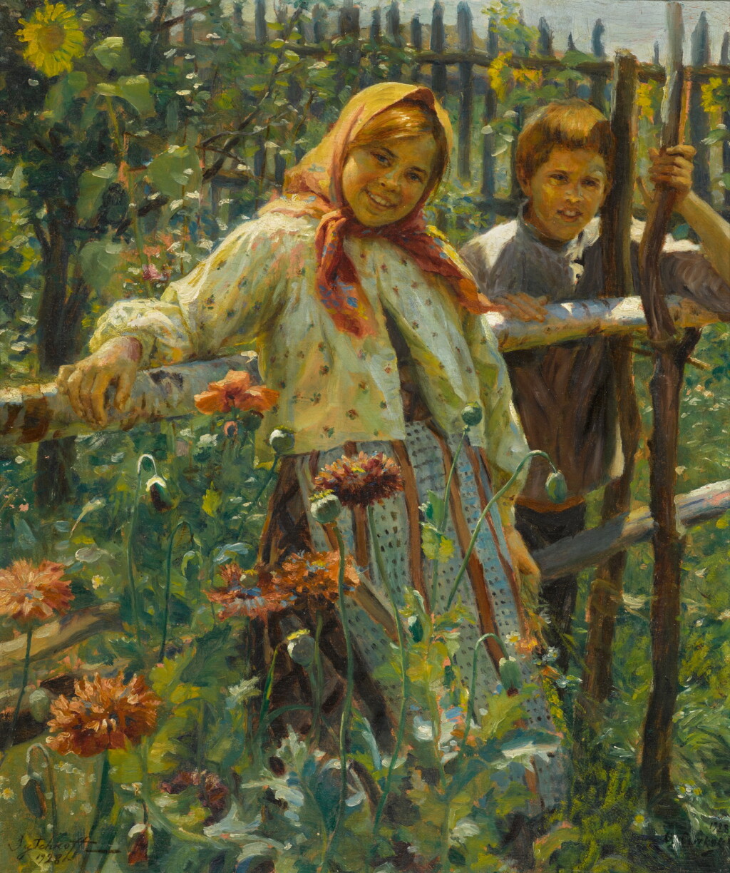View full screen - View 1 of Lot 75. FEDOT VASILIEVICH SYCHKOV | AU JARDIN.