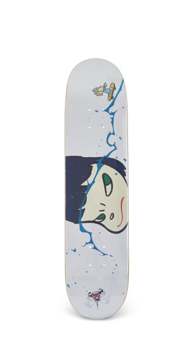 View full screen - View 1 of Lot 9561. YOSHITOMO NARA X TAKASHI MURAKAMI 奈良美智 x 村上隆 | SKATEBOARD DECK 滑板.