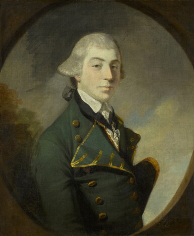View full screen - View 1 of Lot 84. Portrait of William Lushington (1747-1823), half-length, in a green coat.