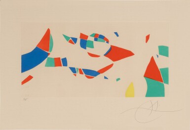 View full screen - View 1 of Lot 120. Gravures pour une Exposition: One Plate (D. 609; see C. Bks. 174).