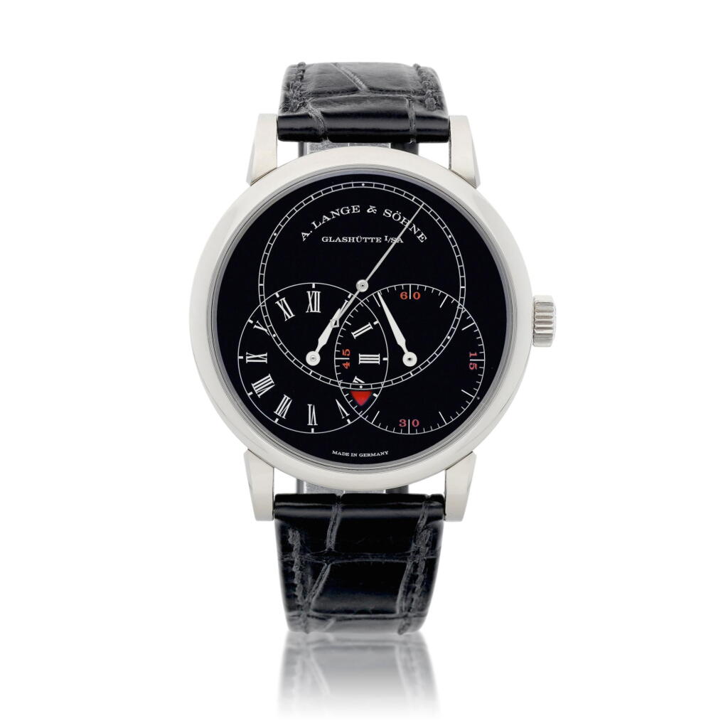 View full screen - View 1 of Lot 2075. Richard Lange Jumping Seconds, Reference 252.029 | A white gold jumping seconds wristwatch with power reserve indication, zero-reset mechanism and regulator dial, Circa 2019 | 朗格 | Richard Lange Jumping Seconds 型號252.029 | 白金跳秒腕錶,備動力儲備顯示、歸零裝置及 regulator 錶盤,約2019年製.