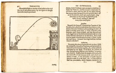 View full screen - View 1 of Lot 419. Smith, The Art of Gunnery, London, 1600, contemporary vellum.