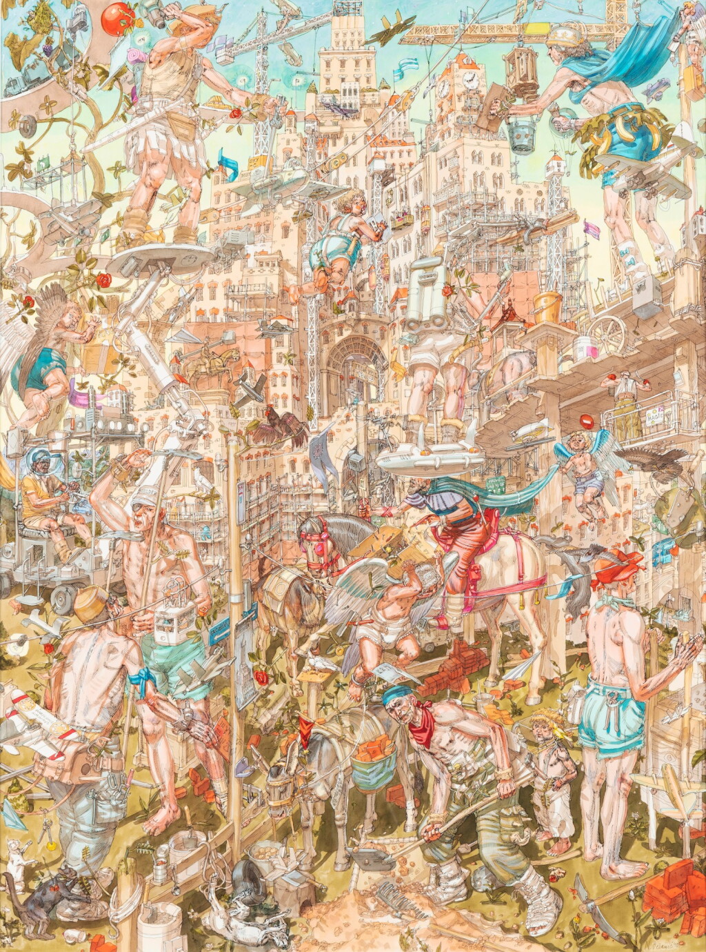 View full screen - View 1 of Lot 148. Paintings from the Bible (five works) | Scènes de la Bible (cinq oeuvres) .