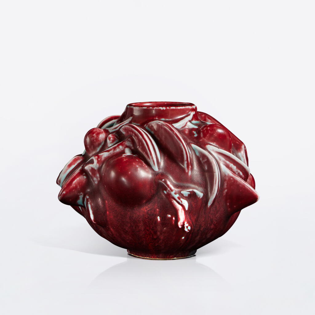 View full screen - View 1 of Lot 569. "Budding Fruits" Vase.