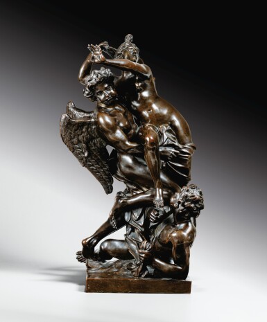 View full screen - View 1 of Lot 33. AFTER ANSELME FLAMEN AND GASPARD MARSY | BOREAS ABDUCTING ORYTHIA.