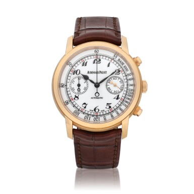 View full screen - View 1 of Lot 25. Jules Audemars, ref. 26100OR.OO.D088CR.01 | A pink gold chronograph | Circa 2009.