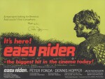 EASY RIDER (1969) POSTER, BRITISH, SIGNED BY PETER FONDA