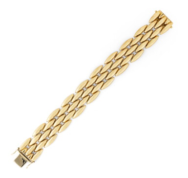 View full screen - View 1 of Lot 136. Bracelet or | Gold bracelet.