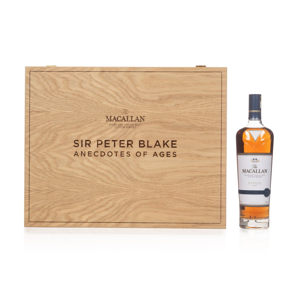 View full screen - View 1 of Lot 76. The Macallan Estate Sir Peter Blake Presentation Set 43.0 abv (1 BT75).