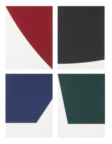 View full screen - View 1 of Lot 225. ELLSWORTH KELLY | MALLARMÉ SUITE (A. 266.1-4).