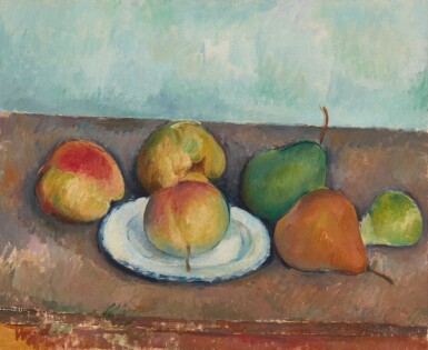 View full screen - View 1 of Lot 1006. Nature morte: pommes et poires.