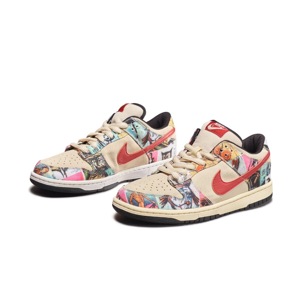 View full screen - View 1 of Lot 2. Bernard Buffet & Nike | ‘Paris’ Production Test/Sample Nike Dunk Low Pro SB | Size 8.5.
