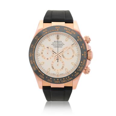 View full screen - View 1 of Lot 132. Reference 116515 Daytona 'APH dial' A pink gold automatic chronograph wristwatch, Circa 2010.