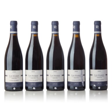 View full screen - View 1 of Lot 507. Clos Vougeot, Le Grand Maupertui 2003 Anne Gros (5 BT).
