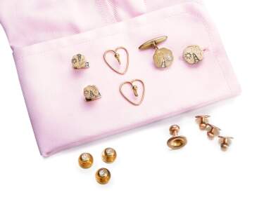 View full screen - View 1 of Lot 1117. DIAMOND DRESS SET.