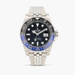 GMT-Master II ‘Batgirl’, référence 126710BLNR, montre bracelet en acier avec double fuseau horaire et date, vers 2022