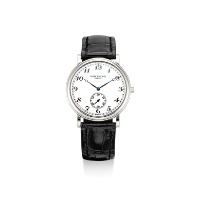 View full screen - View 1 of Lot 602. PATEK PHILIPPE | CALATRAVA, REFERENCE 5022, A PLATINUM WRISTWATCH, CIRCA 2007.