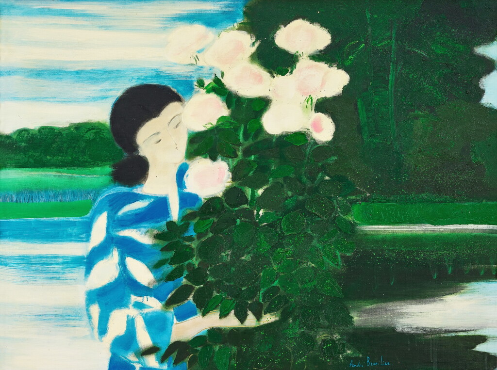 View full screen - View 1 of Lot 6204. André Brasilier 安德烈・布拉吉利 | Les roses de Septembre 九月的玫瑰.