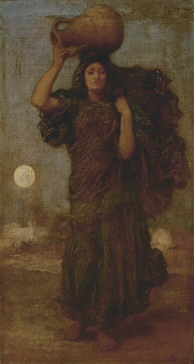 View full screen - View 1 of Lot 206. FREDERIC, LORD LEIGHTON, P.R.A. | A NILE WOMAN.